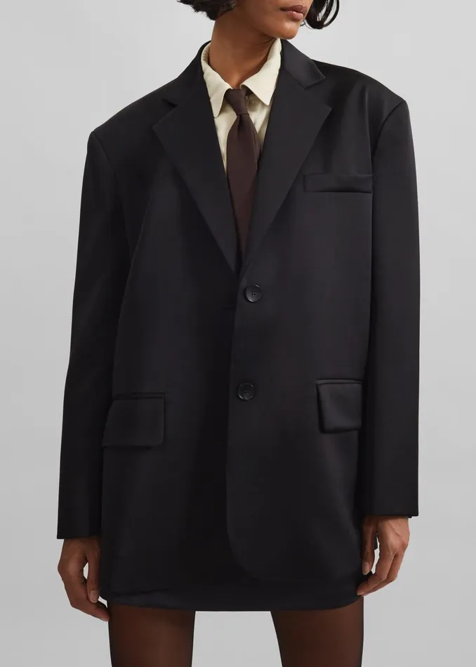 Women Naaz Blazer 8211 Black The Frankie Shop Outerwear