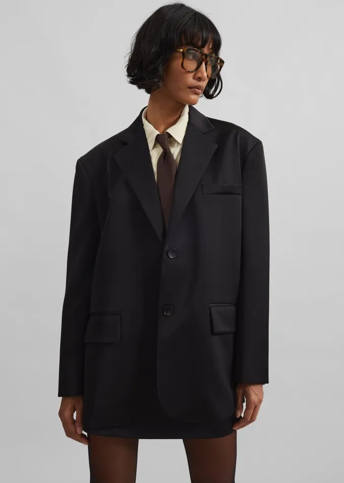 Women Naaz Blazer 8211 Black The Frankie Shop Outerwear