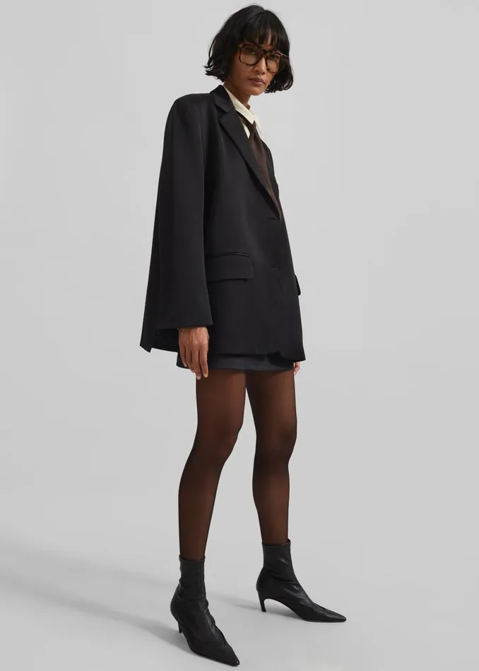 Women Naaz Blazer 8211 Black The Frankie Shop Outerwear