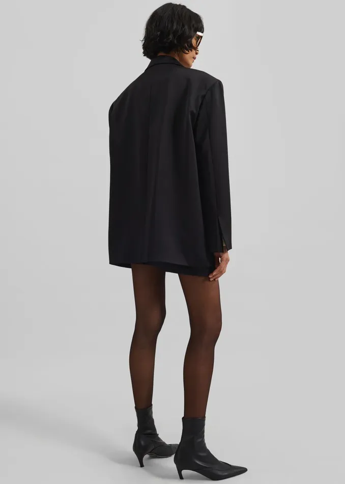 Women Naaz Blazer 8211 Black The Frankie Shop Outerwear