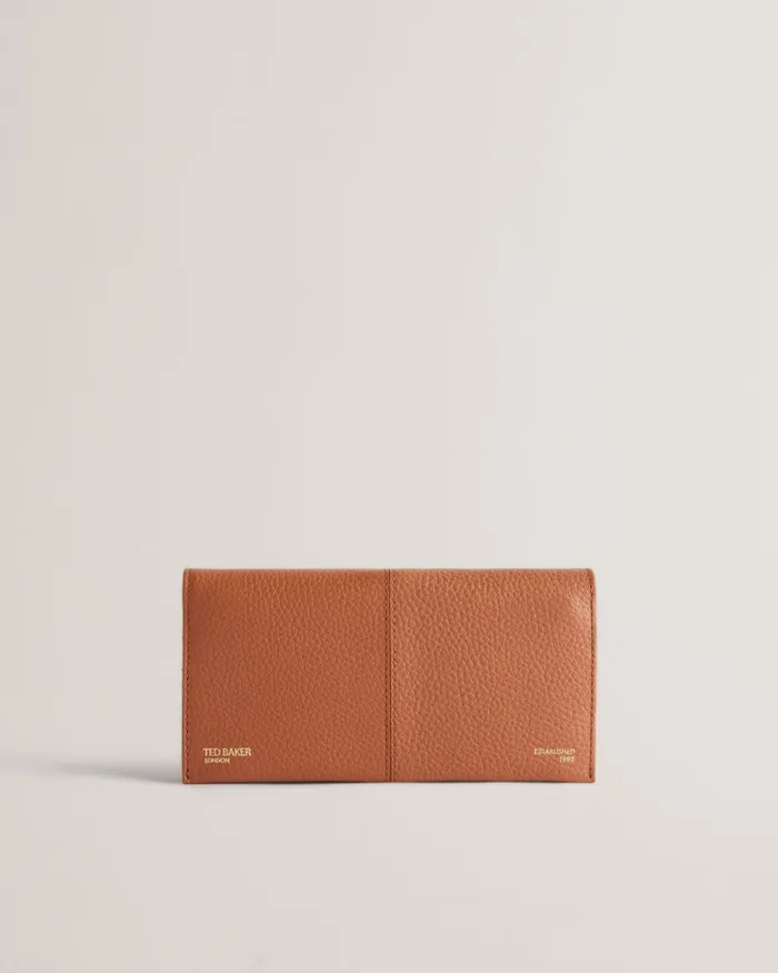 Women NISHI 8211 Leather Clutch Brown Ted Baker Purses and Cardholders