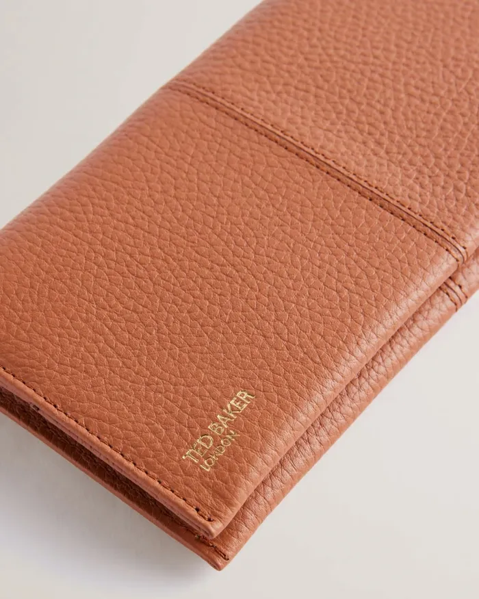 Women NISHI 8211 Leather Clutch Brown Ted Baker Purses and Cardholders