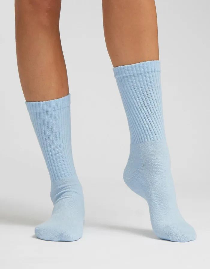 Women Organic Active Sock Scarlet Red Colorful Standard Socks