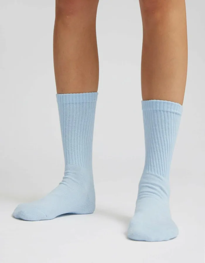 Women Organic Active Sock Scarlet Red Colorful Standard Socks