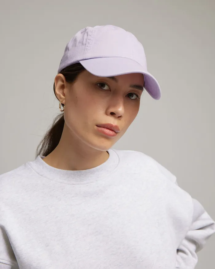 Women Organic Cotton Cap 8211 Soft Lavender Caps Colorfulstandard