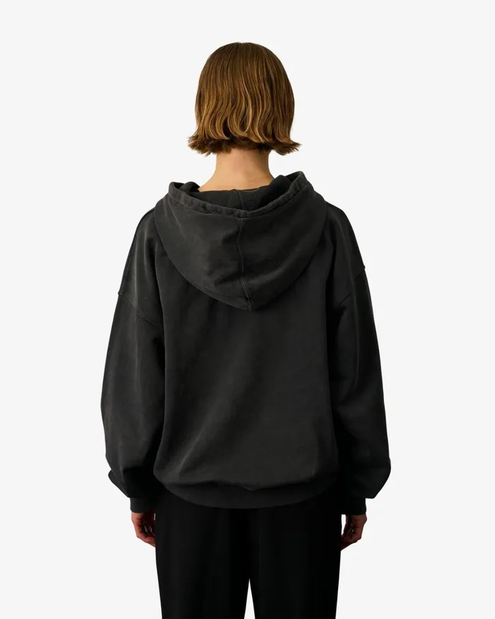 Women Organic Oversized Hood Steel Blue Colorful Standard Hoodies
