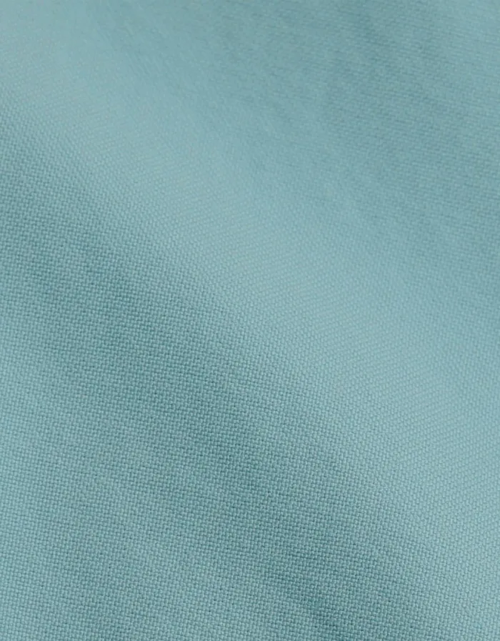 Women Organic Oversized Shirt Teal Blue Colorful Standard Shirts