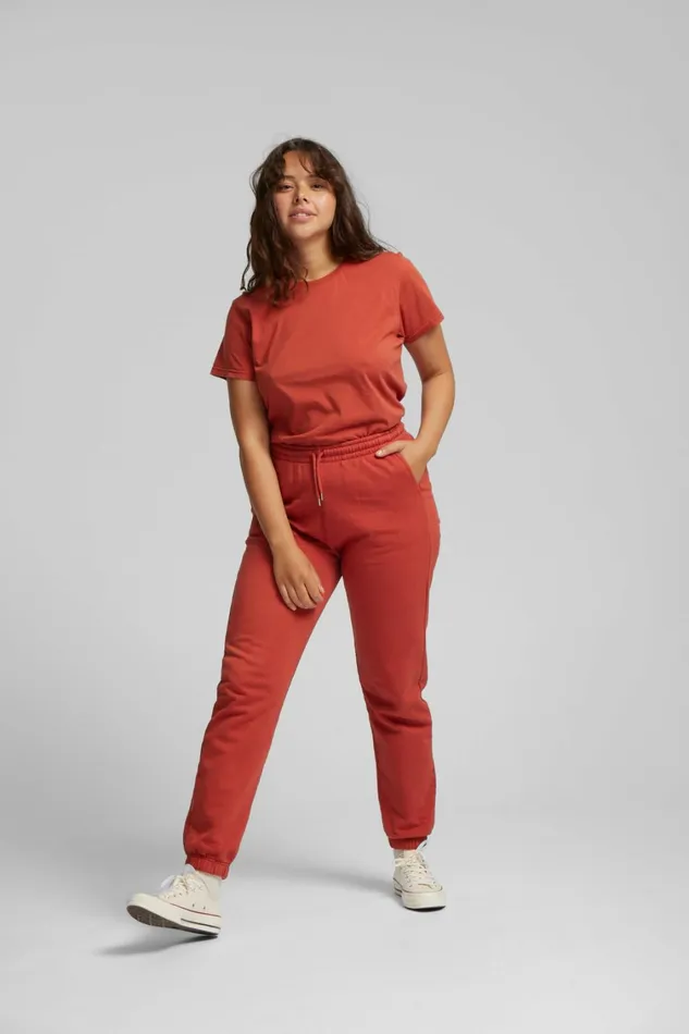 Women Organic Sweatpants Desert Khaki Colorful Standard Sweatpants