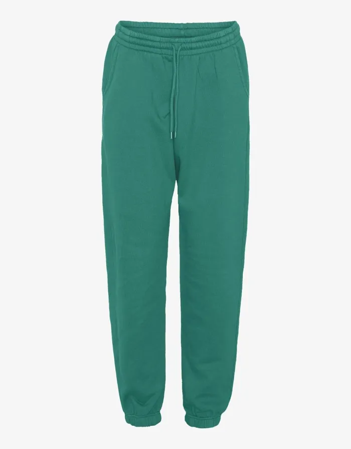 Women Organic Sweatpants Pine Green Colorful Standard Sweatpants