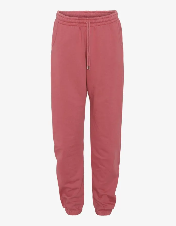 Women Organic Sweatpants Raspberry Pink Colorful Standard Sweatpants