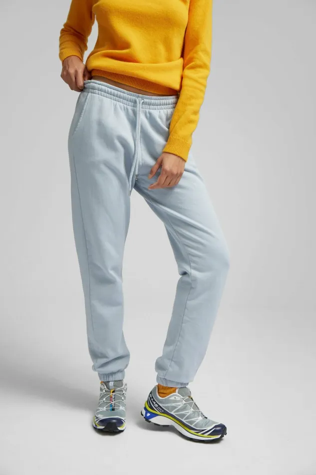 Women Organic Sweatpants Raspberry Pink Colorful Standard Sweatpants