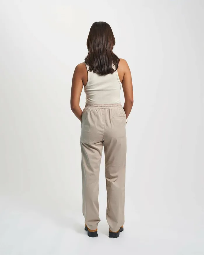 Women Organic Twill Pants Sahara Camel Colorful Standard Pants