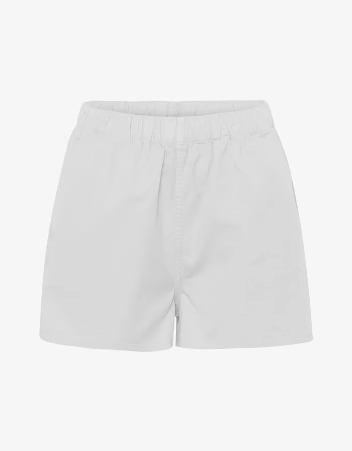 Women Organic Twill Shorts 8211 Optical White Shorts Colorfulstandard Women