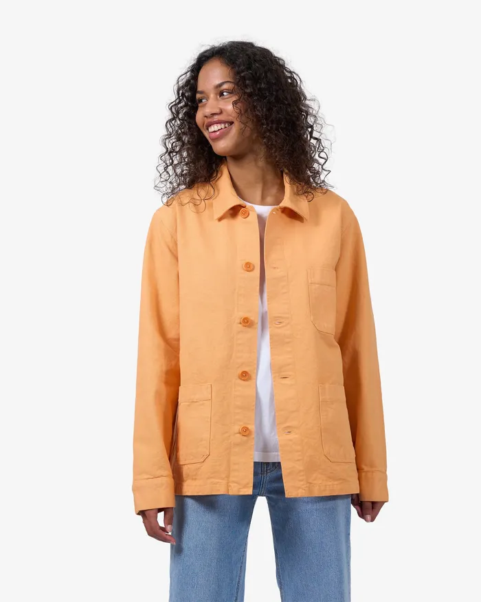 Women Organic Workwear Jacket 8211 Navy Blue Workwear Jackets Colorfulstandard