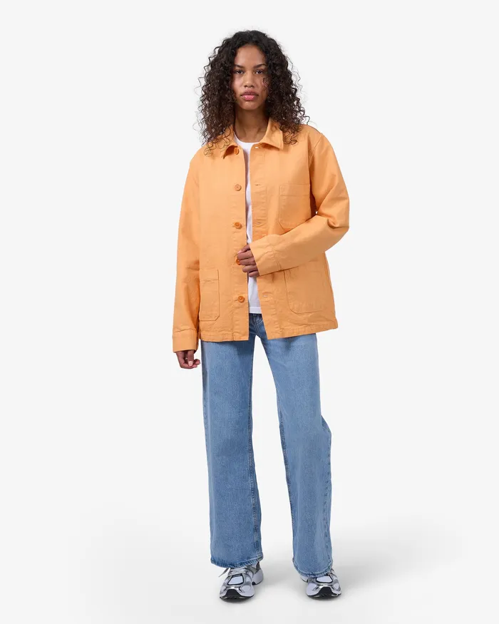Women Organic Workwear Jacket 8211 Navy Blue Workwear Jackets Colorfulstandard