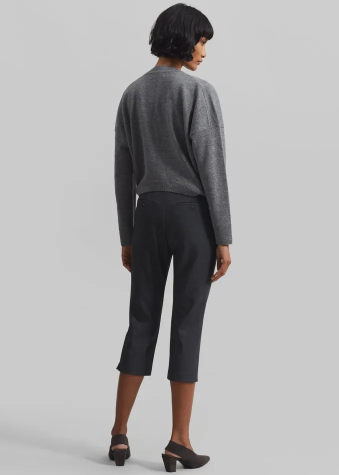 Women Orsha Capri Pants 8211 Grey The Frankie Shop Bottoms