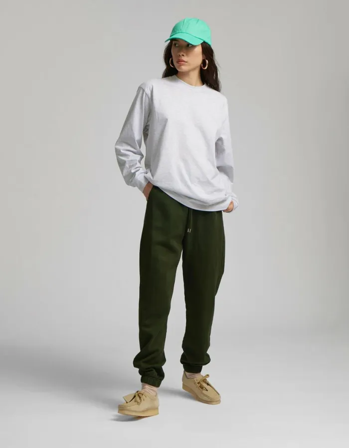 Women Oversized Organic LS TShirt Optical White Colorful Standard TShirts