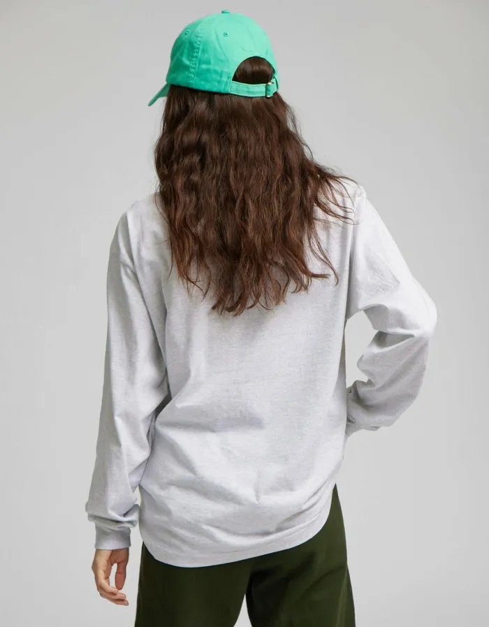 Women Oversized Organic LS TShirt Optical White Colorful Standard TShirts
