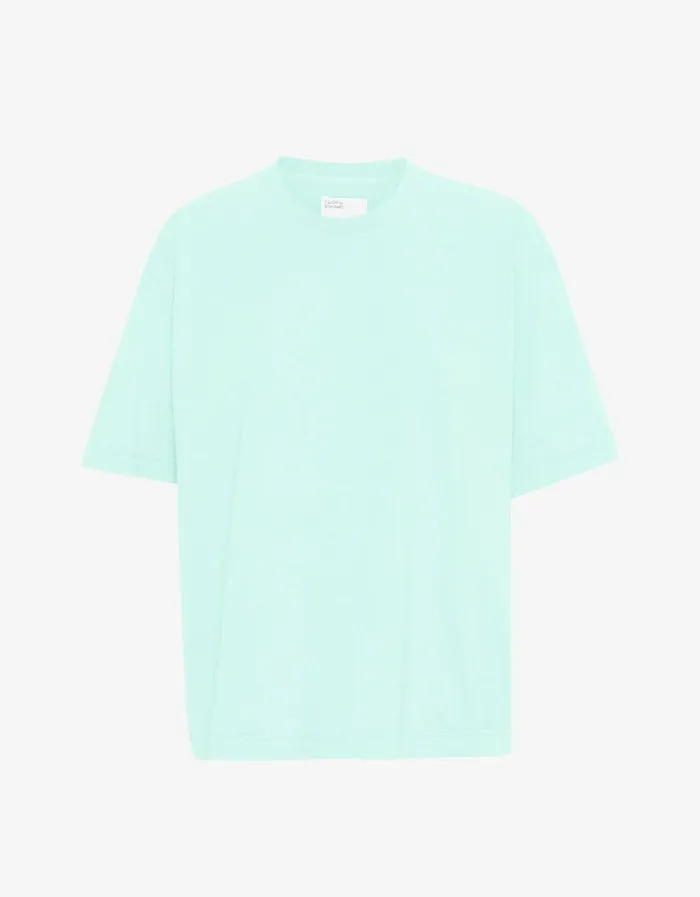 Women Oversized Organic TShirt Light Aqua Colorful Standard TShirts