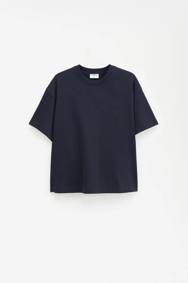 Women Oversized Tee Black Filippa K Tops