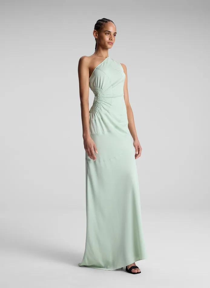 Women Paige One Shoulder Maxi Dress Mint ALC Dresses