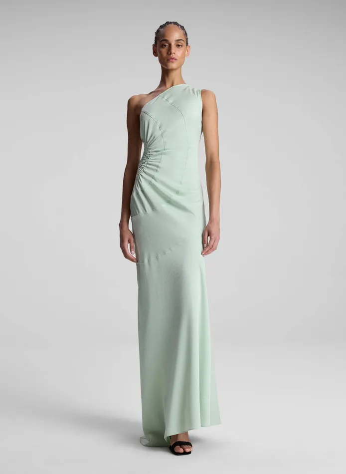 Women Paige One Shoulder Maxi Dress Mint ALC Dresses
