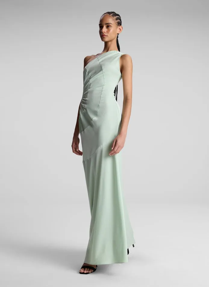 Women Paige One Shoulder Maxi Dress Mint ALC Dresses