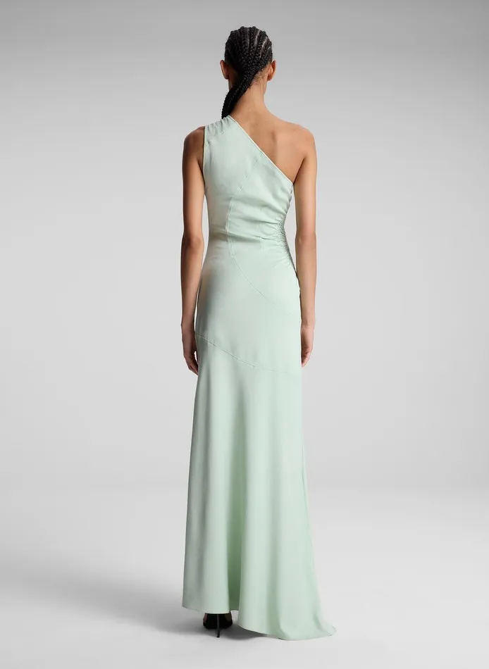 Women Paige One Shoulder Maxi Dress Mint ALC Dresses