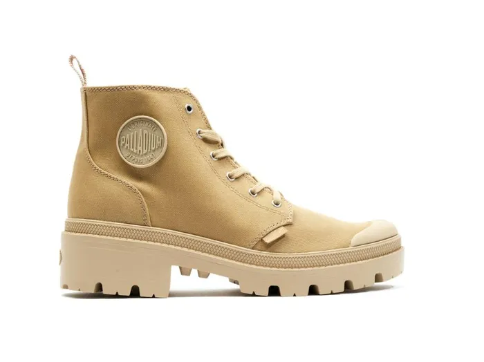 Women PALLABASE TWILL Caramel PALLADIUM Boots