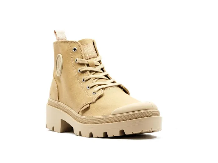 Women PALLABASE TWILL Caramel PALLADIUM Boots