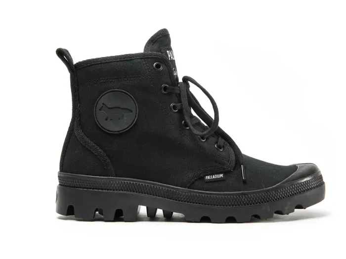 Women PALLABROUSSE X KITSUNE Blackblack PALLADIUM Boots