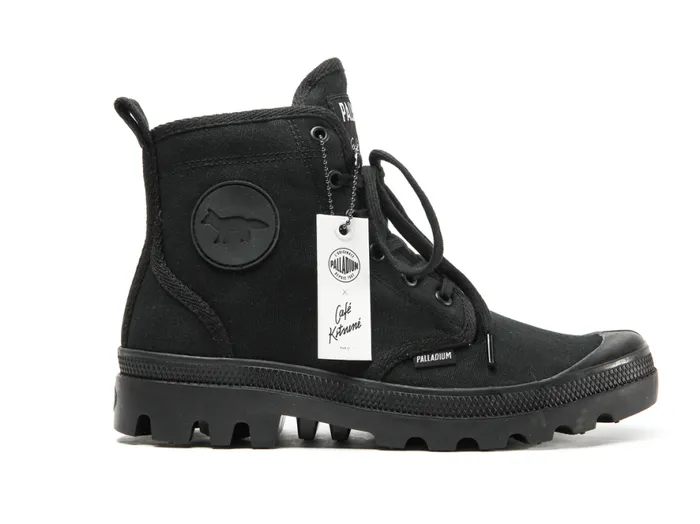 Women PALLABROUSSE X KITSUNE Blackblack PALLADIUM Boots Women PALLABROUSSE X KITSUNE Blackblack PALLADIUM Boots