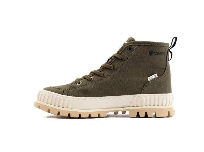 Women PALLASHOCK ORGANIC 2 Olive Night PALLADIUM Boots Women PALLASHOCK ORGANIC 2 Olive Night PALLADIUM Boots