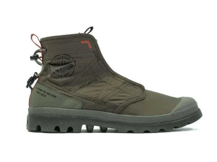 Women PAMPA TRAVEL LITE RS Olive Night PALLADIUM Boots