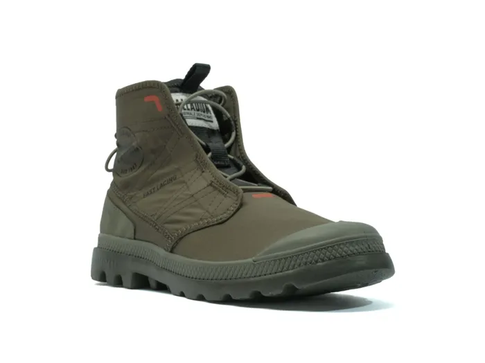 Women PAMPA TRAVEL LITE RS Olive Night PALLADIUM Boots Women PAMPA TRAVEL LITE RS Olive Night PALLADIUM Boots
