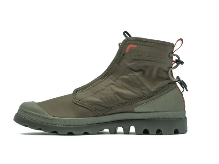 Women PAMPA TRAVEL LITE RS Olive Night PALLADIUM Boots Women PAMPA TRAVEL LITE RS Olive Night PALLADIUM Boots