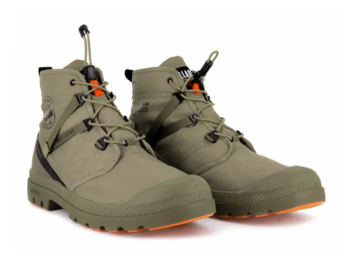 Women PAMPA TRAVEL LITE WATERPROOF Dune PALLADIUM Boots
