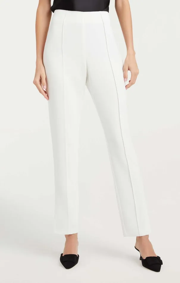 Women Pants Cinq Sept Brianne Pant Ivory