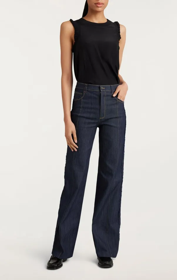 Women Pants Cinq Sept Francine Pant Indigo