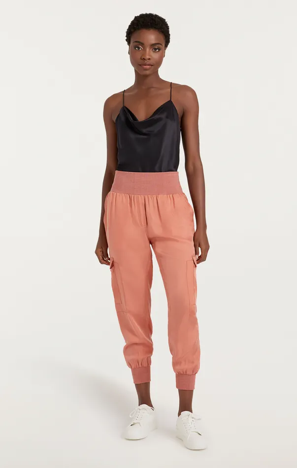 Women Pants Cinq Sept Giles Pant Apricot