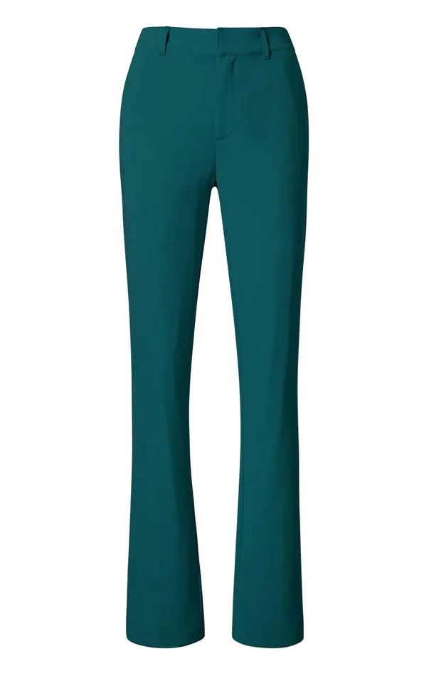 Women Pants Cinq Sept Kerry Pant Green Onyx