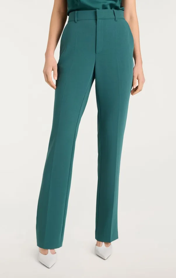 Women Pants Cinq Sept Kerry Pant Green Onyx