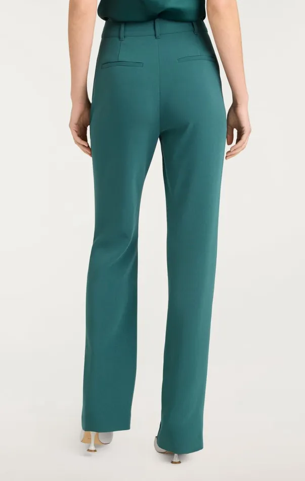 Women Pants Cinq Sept Kerry Pant Green Onyx