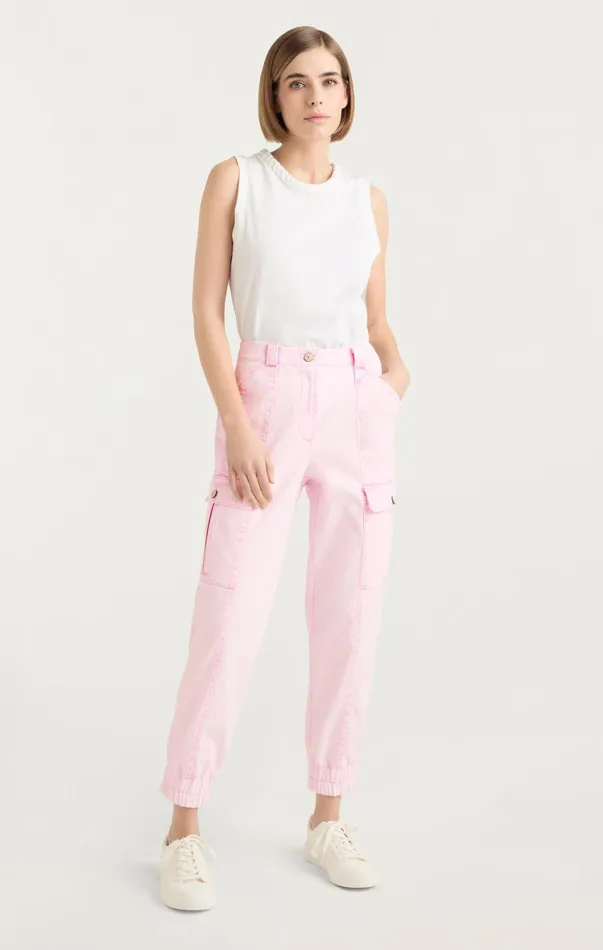 Women Pants Cinq Sept Skinny Kelly Pant Flamingo