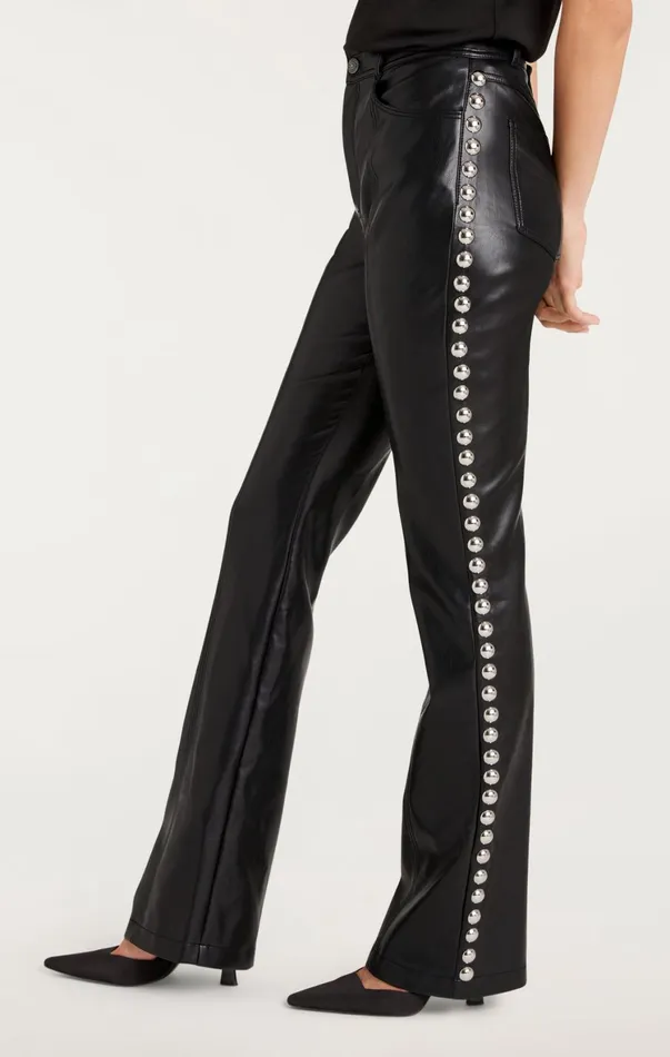 Women Pants Cinq Sept Studded Shailene Pant Black