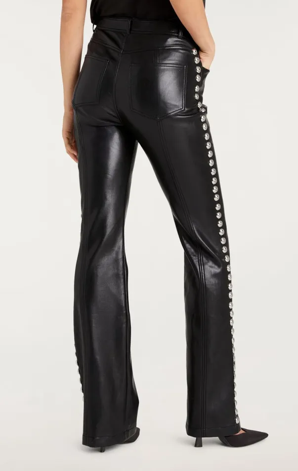 Women Pants Cinq Sept Studded Shailene Pant Black