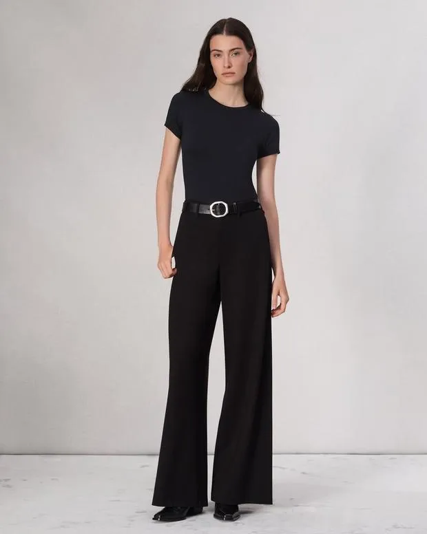 Women Pants Rag and Bone Sofie Ponte FullLength Pant Black