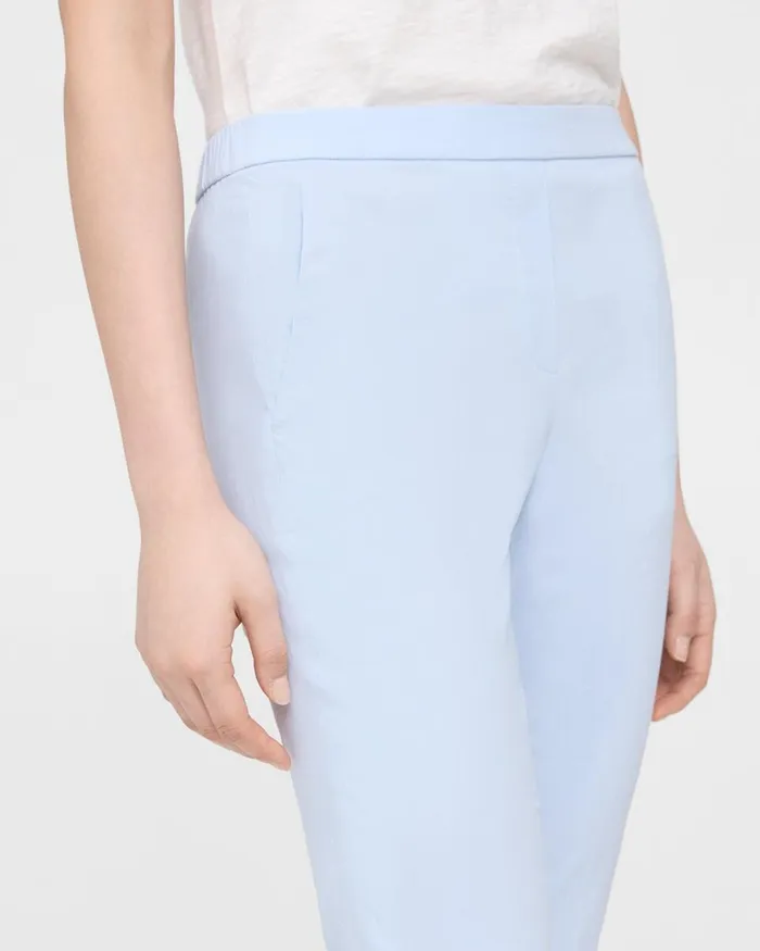 Women Pants Theory Treeca PullOn Pant In Good Linen Breeze