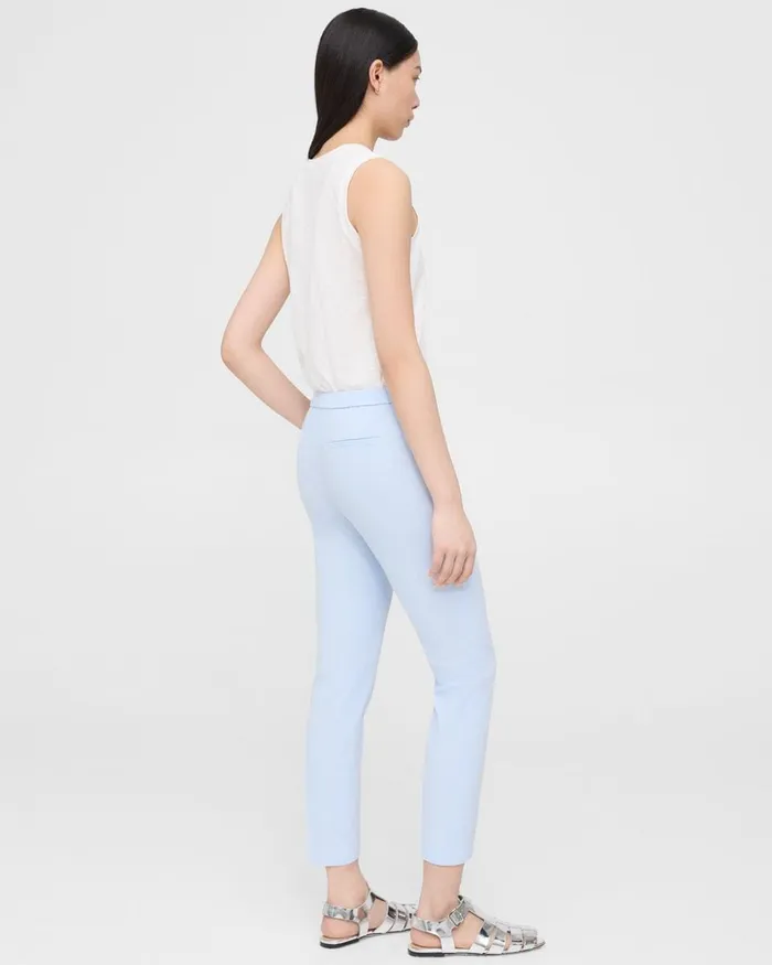 Women Pants Theory Treeca PullOn Pant In Good Linen Breeze