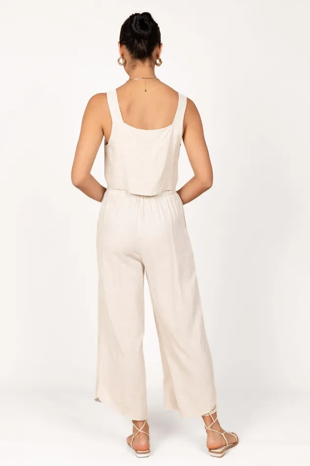Women petalandpup Eleanor High Waisted Pants 8211 Beige Beige Pants